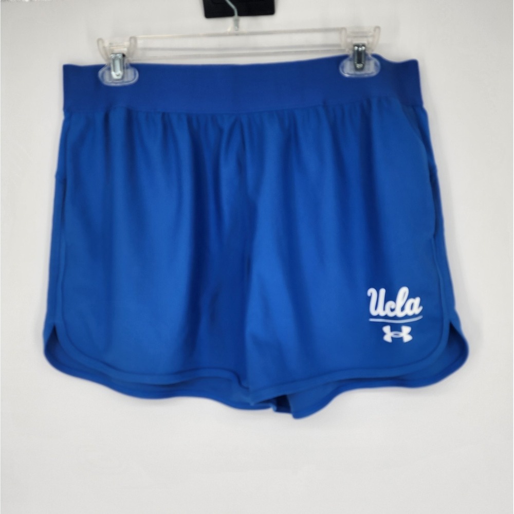 UCLA Bruins Shorts‎ Women's Large Blue Under Armour Ladies Pockets EUC